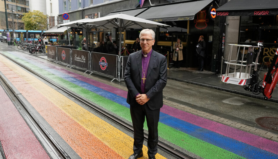 SA UNNSKYLD: Olav Fykse Tveit er ledende biskop i Den norske kirke. Torsdag sa han unnskyld til skeive på vegne av kirken.