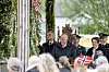 Bildet viser kong Harald i Etne. Cornelius Poppe / NTB