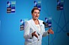 Bilde av Danmarks statsminister Mette Fredriksen. Foto: AP Photo