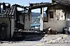 Bilde av nedbrent hus i Drammen. Foto: NTB