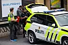 Bildet viser politiet på Lindeberg i Oslo. Foto: Geir Olsen / NTB