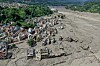 Bildet viser hus begravd i gjørme i Nepal. Foto: PRABIN RANABHAT / AFP / NTB