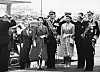 Prinsesse Astrid i 1955 sammen med norske og engelske kongelige. Foto: NTB