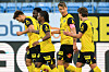 Bilde av flere fotballspillere på Lillestrøm. Foto: Trond R. Teigen / NTB