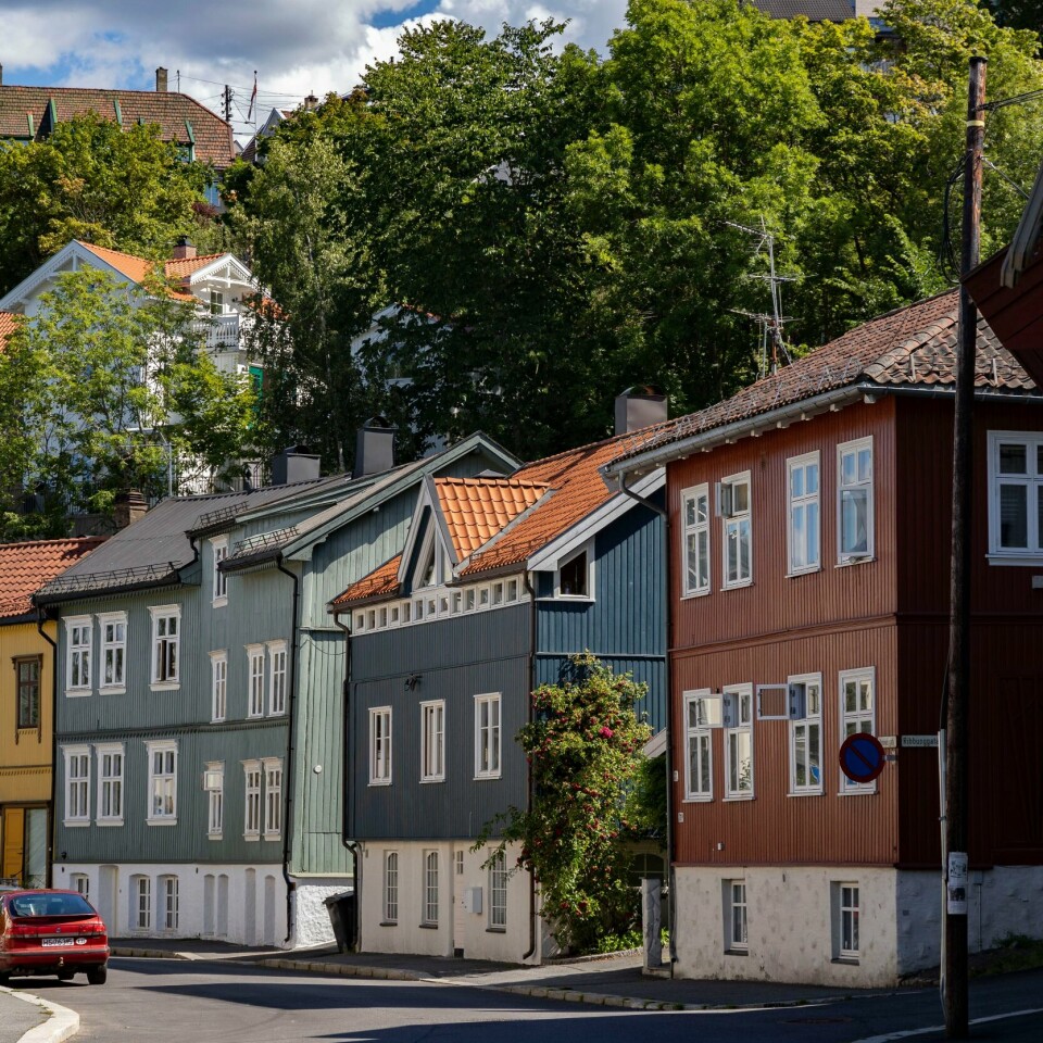 DYRERE: Det er blitt dyrere å leie en bolig i Norge. Bildet viser hus i Oslo. Tor Erik Schrøder / NTB