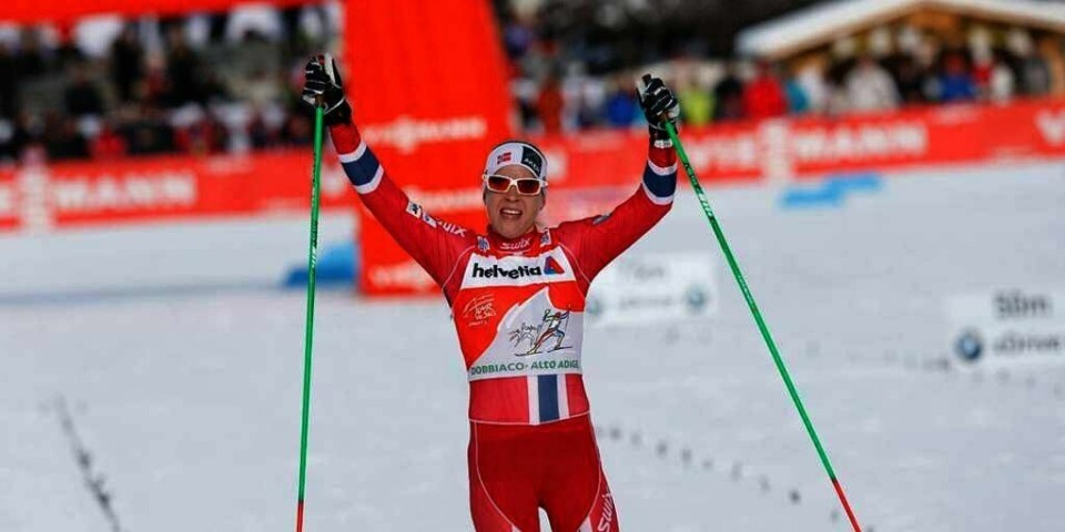 VANT:Astrid Uhrenholdt Jacobsen vant 5. etappe i Tour de Ski. Therese Johaug sier Jacobsen er favoritt til å vinne Tour de Ski sammenlagt.