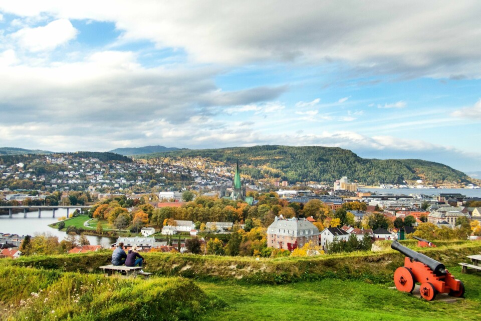 VÆRET: Om det blir så fint, gjenstår å se, men Trondheim og Midt-Norge ser ut til å bli helgas værvinner.