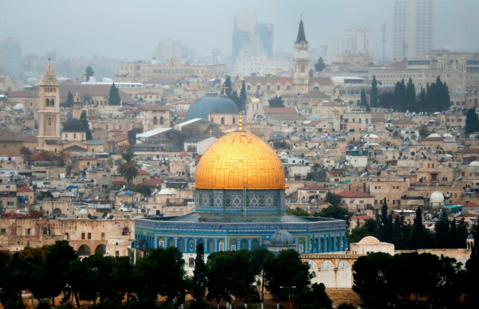 HOVEDSTAD: Israel sier at Jerusalem er landets hovedstad. Byen er i dag delt mellom Israel og palestinerne.