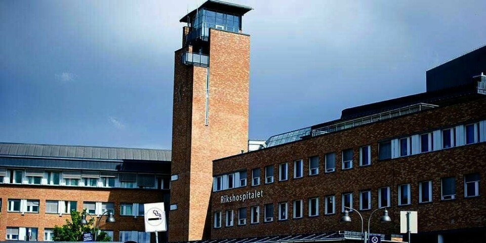 SLUTTET:  Tre leger har sluttet ved Rikshospitalet. Det bekymrer tillitsvalgt.