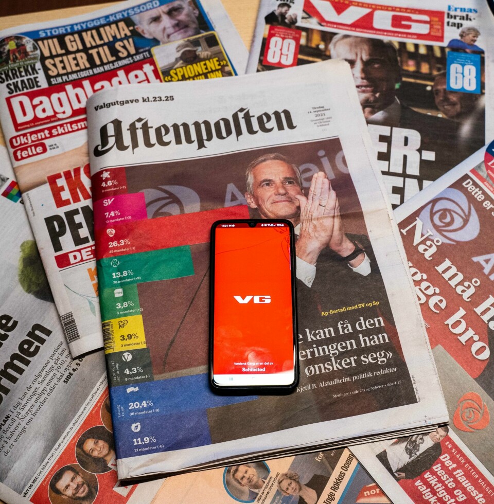 NETT: Flere og flere bruker aviser på nett istedenfor på papir. VG er mest leste mediehus og er den digitale avisen med flest lesere, mens Aftenposten er største papiravis.Foto: Ali Zare / NTB