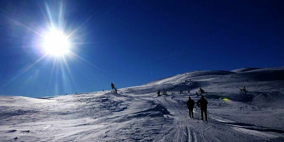 SKITUR?:  Det blir fint vær sør for Sogn og Fjordane i helga. Det kan bli spesielt flott i fjellet. Kanskje er det på tide å finne fram skiene?