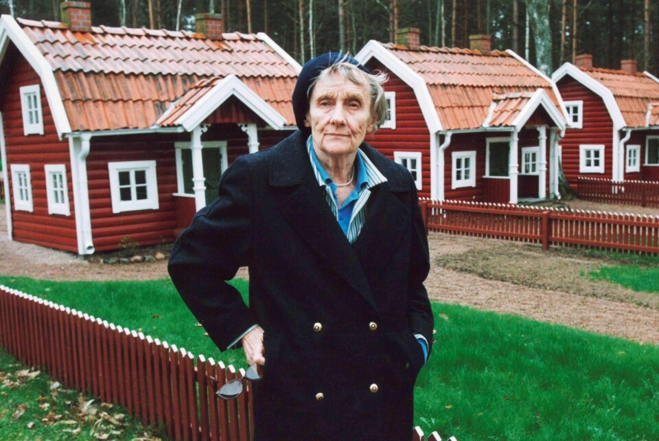 FORFATTER: Astrid Lindgren skrev bøkene om Pippi Langstrømpe. Bildet er fra 1999.