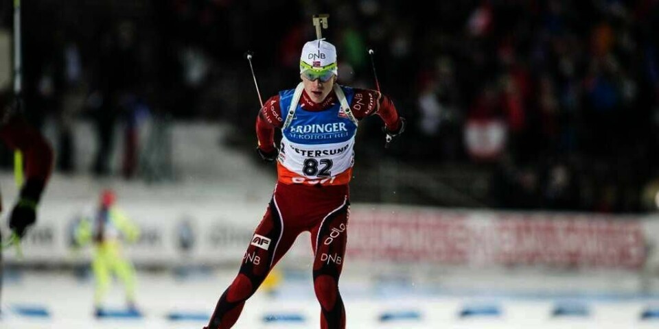 VANT:Johannes Thingnes Bø vant to konkurranser i skiskyting denne helga. Her er et bilde av han fra et renn i Østersund i slutten av november.