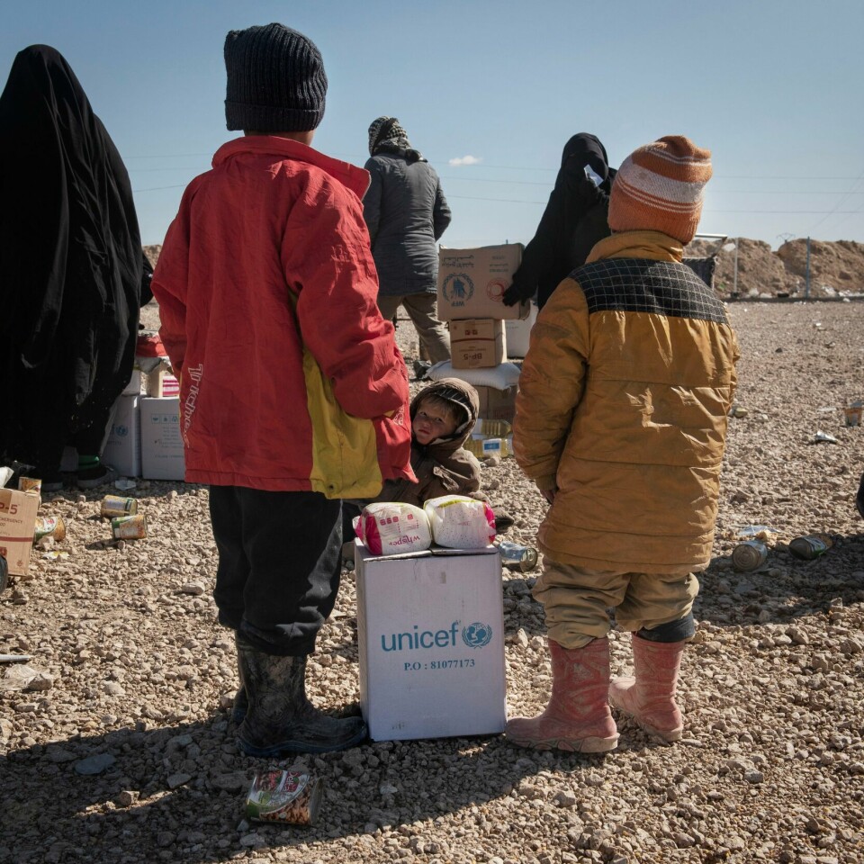 FORURENSING: Norge ødelegger for verdens barn. Det viser ny rapport fra Unicef. Bildet er av Al-Hol-leiren som ligger nord i Syria. Leiren er et av verdens farligste steder å vokse opp.