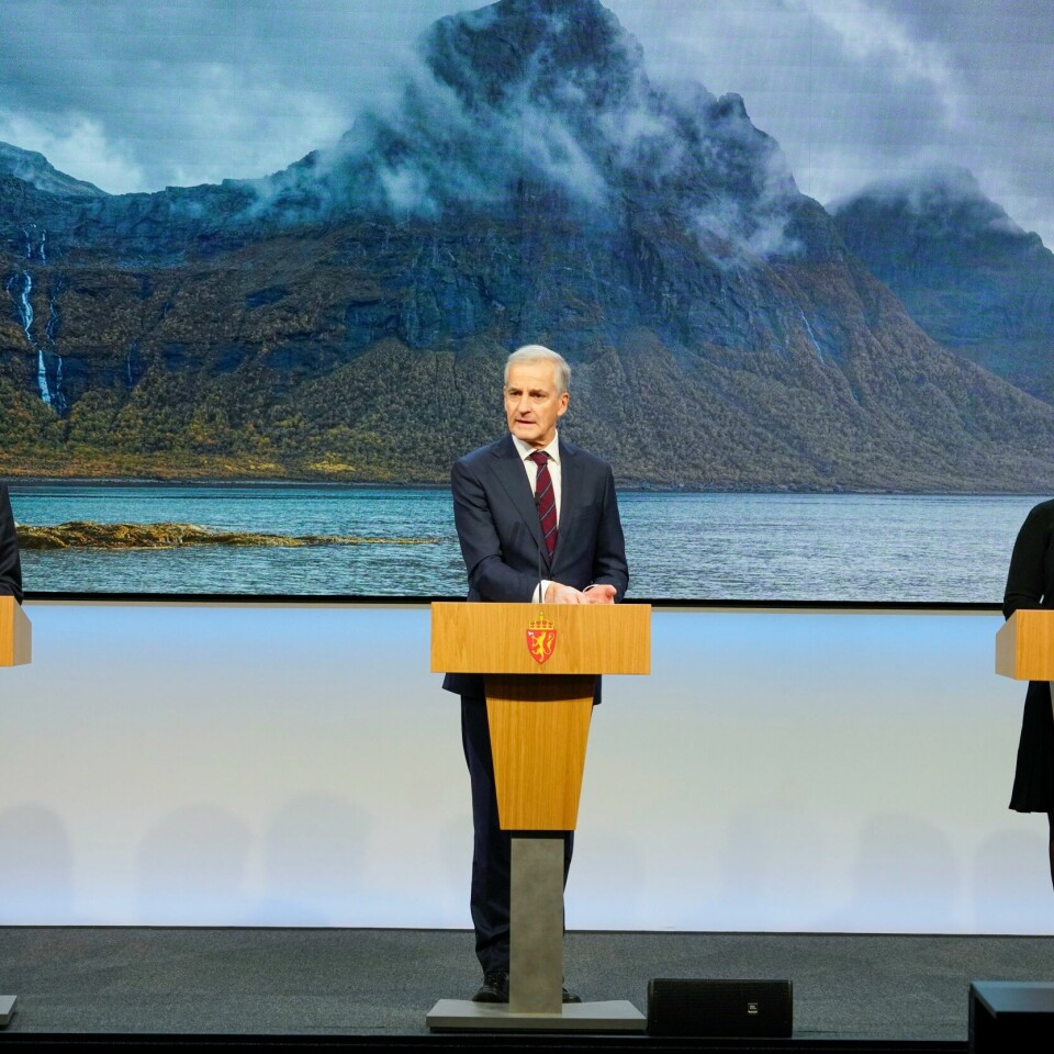 NYTT: Norge melder inn et nytt mål til FN. Regjeringen vil kutte utslippene med 55 prosent på åtte år.