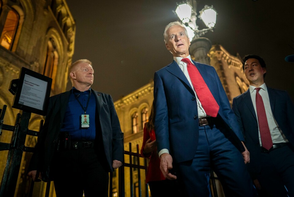 VALG: Valget er over for denne gang. Arbeiderpartiet og Jonas Gahr Støre kunne tenkt seg flere stemmer. Bildet viser Ap-leder Jonas Gahr Støre på vei til partilederdebatt etter valget.
