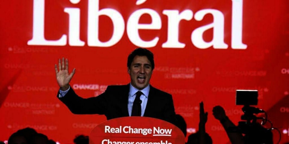 VINNER: Justin Trudeau vant valget i Canada mandag. Han er i gang med å oppfylle løftene han ga i valgkampen.
