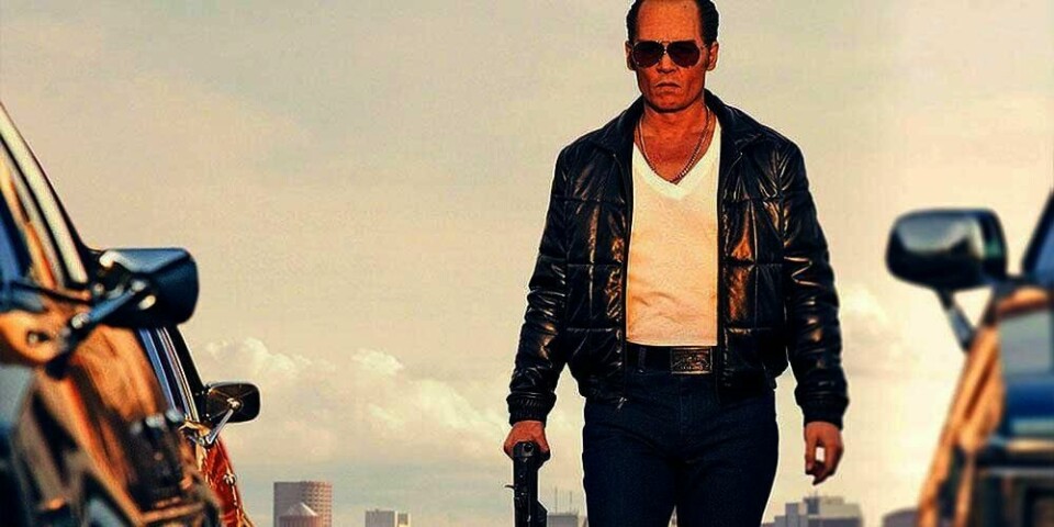 MAFIABOSS:  Johnny Depp spiller mafiabossen James «Whitey» Bulger i sin nye film «Black Mass». Filmen hadde premiere fredag.