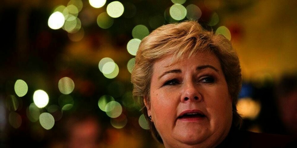 JULEFERIE:  Statsminister Erna Solberg tar juleferie. Men først fortalte hun om et krevende halvår.