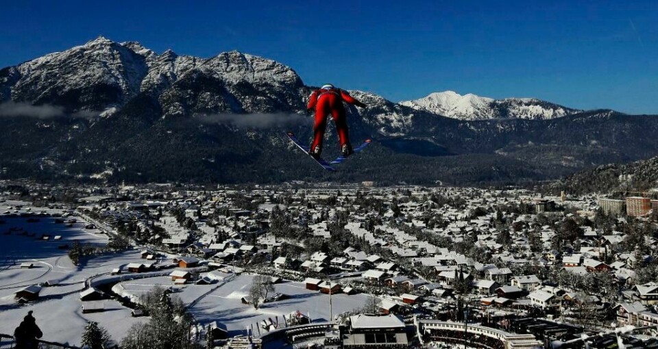POPULÆRT: Ingen hopprenn er så populære som rennet i Garmisch-Partenkirchen 1. januar.