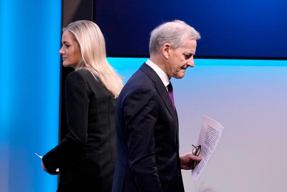 TERROR: En kommisjon leverte sin rapport fredag. Justisminister Emilie Enger Mehl og statsminister Jonas Gahr Støre tok imot rapporten. Sammen med arbeids- og inkluderingsminister Tonje Brenna. Bildet viser Justis- og beredskapsminister Emilie Enger Mehl og statsminister Jonas Gahr Støre etter at arbeids- og inkluderingsminister Tonje Brenna hadde tatt imot rapporten fra Ekstremismekommisjonen. Foto: Javad Parsa / NTB