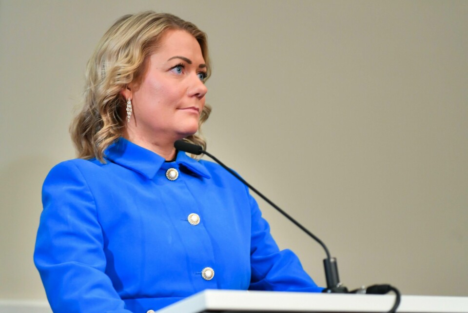 KOPIERTE: Sandra Borch kopierte andres tekster i masteroppgaven sin. Det førte til at hun sluttet som minister for forskning og høyere utdanning. Bildet viser Sandra Borch. Foto: Rodrigo Freitas / NTB