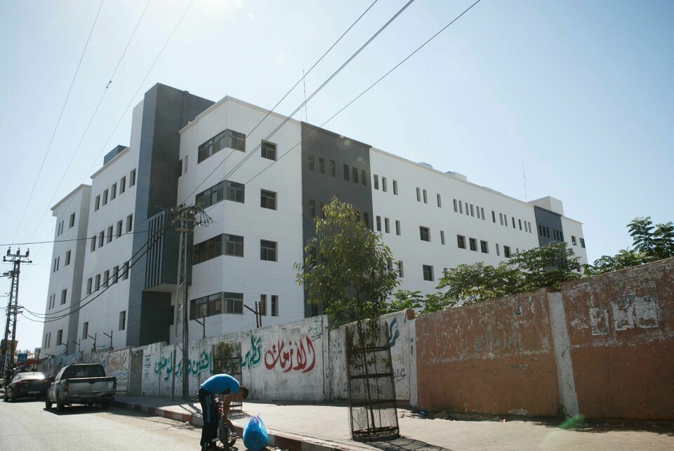 SYKEHUS: Shifa-sykehuset i Gaza by, her på et bilde fra 2014. Shifa sykehuset i Gaza City, her et bilde fra 2014. Arkivfoto: Heiko Junge / NTB