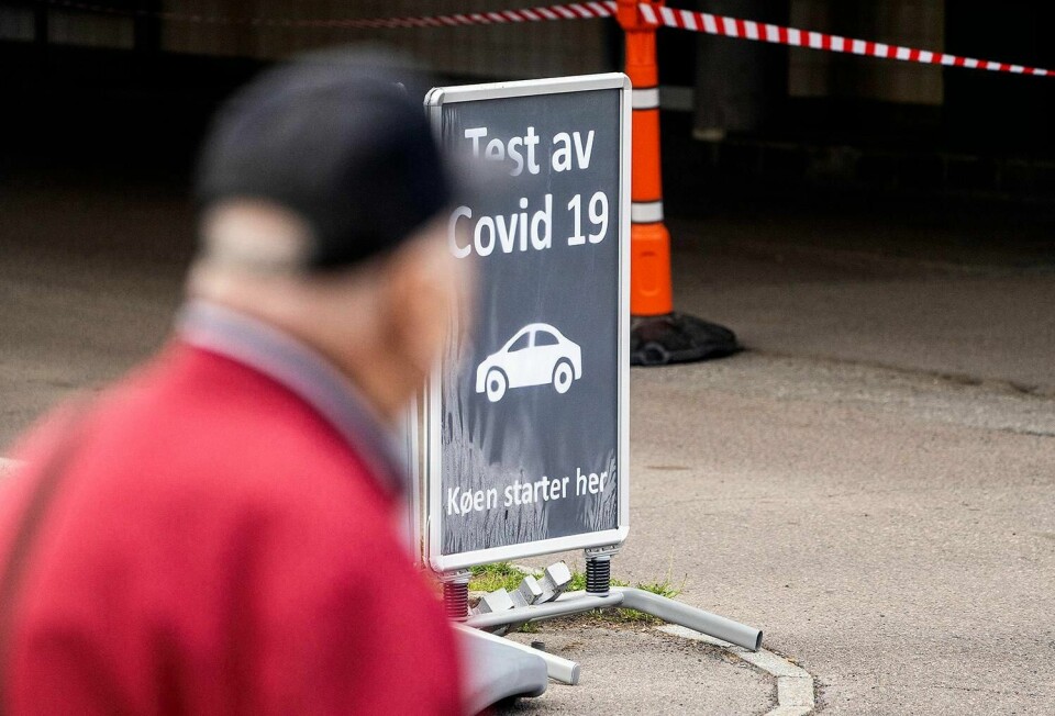 TEST: Mange møter ikke opp til timen de har fått for testing i Oslo.