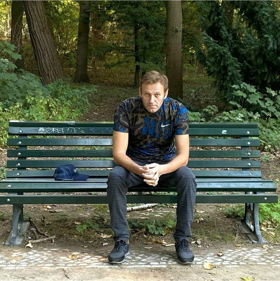 FORGIFTET: Aleksej Navalnyj la ut dette bildet på Instagram i forrige uke. Han ble forgiftet med nervegift.