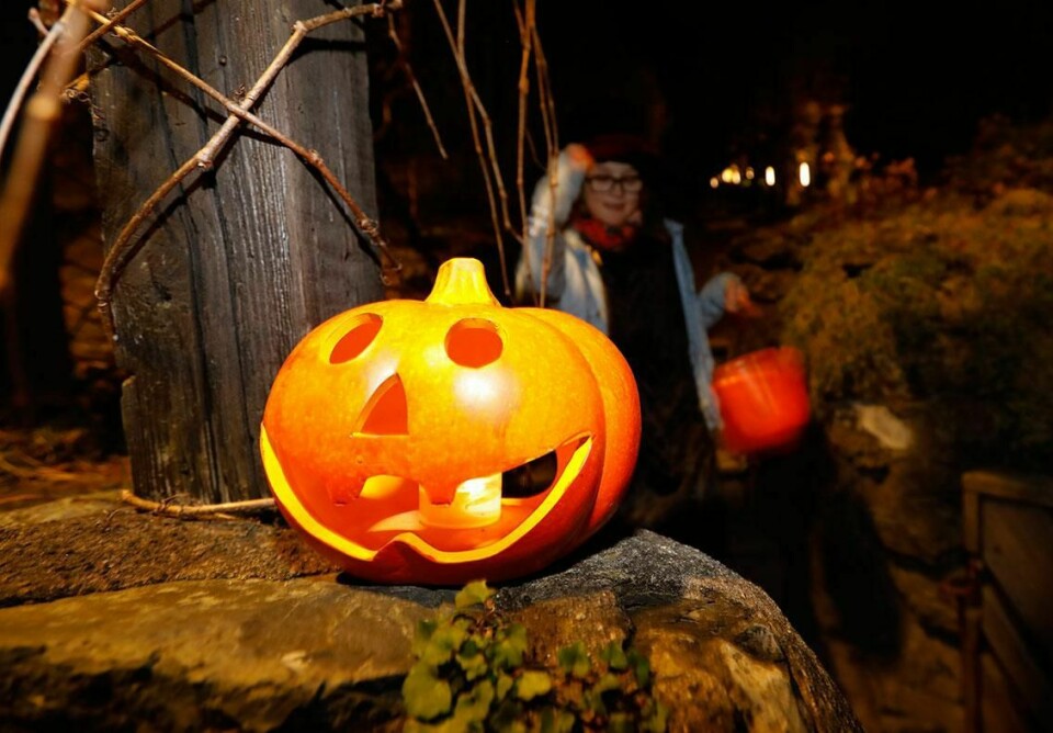 SKUMMELT: Mange pynter med skumle gresskar, spindelvev og skjeletter på halloween. I år må vi passe ekstra på sånn at feiringen ikke blir farlig på ordentlig.