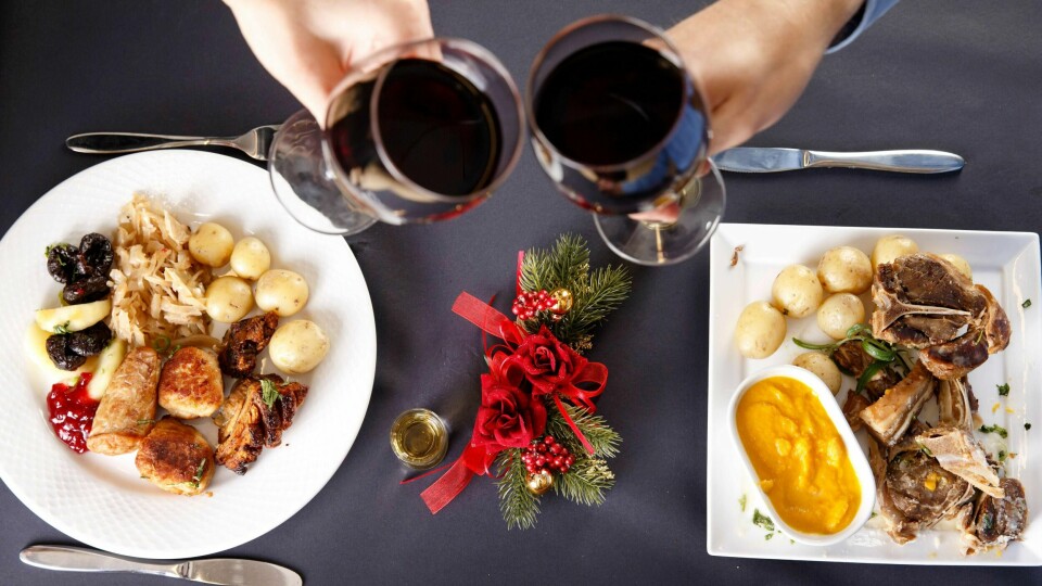 JULEBORD: Mange bedrifter avslutter vanligvis året med julebord.