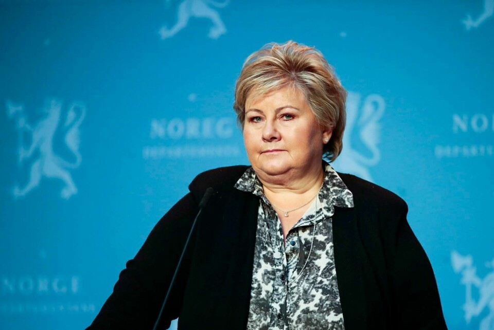 MEKTIG: Erna Solberg er fortsatt Norges mektigste kvinne.