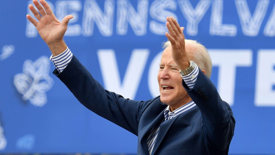 VINNER: Joe Biden vinner valget i USA.