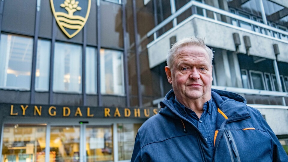 ORDFØRER: Jan Kristensen er ordfører i Lyngdal. Der er det mange smittede.