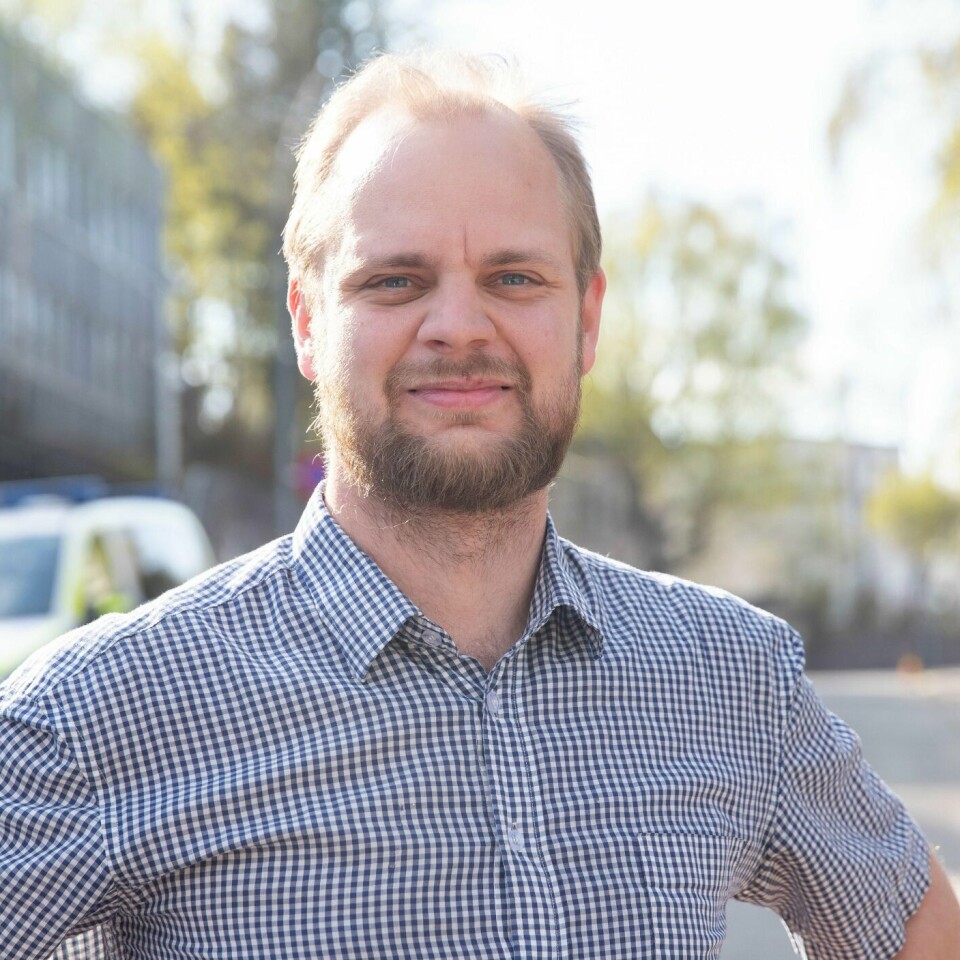 RØDT: Mimir Kristjánsson leder partiet Rødt i Stavanger. Han og andre vil teste seks timers arbeidsdag.
