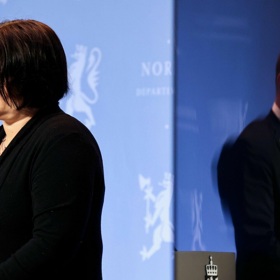 APP: Gun Peggy Knudsen fra FHI snakket om ny app mandag.