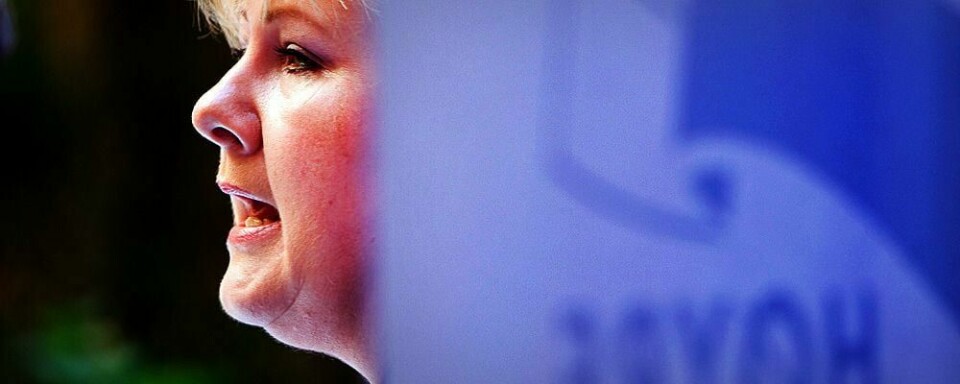 POPULÆR: Erna Solberg og hennes parti Høyre blir stadig mer populære. Nå vil Solberg bli statsminister i 2013.