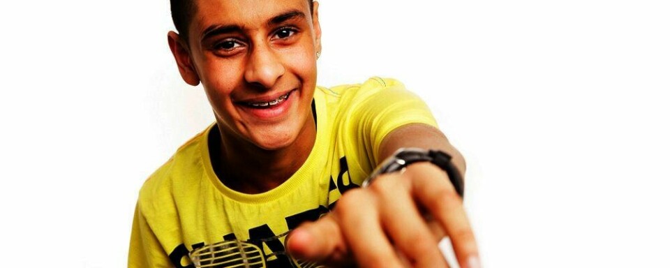 FINALEPLASS: Arbaz Farooq er med i finalen av musikk-konkurransen Melodi Grand Prix junior. Han rapper om drømmedama. Selv om han aldri har møtt henne.