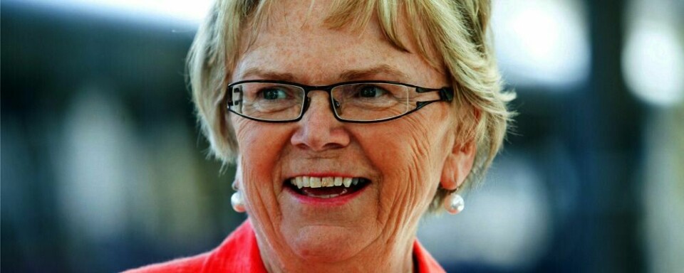 STRAFFESKATT: Statsråd Magnhild Meltveit Kleppa fikk et dyrt armbånd. Men hun betalte ikke skatt for det. Nå kan hun få straffeskatt.