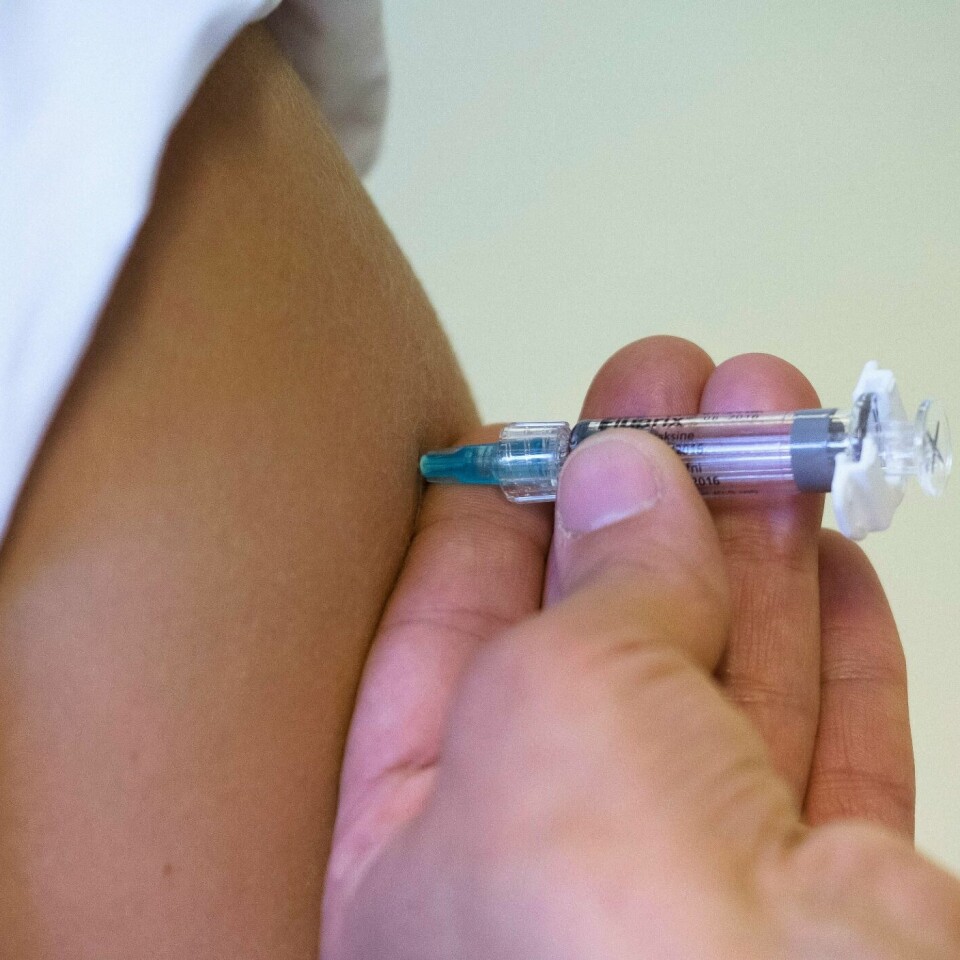 VAKSINE: Vaksine beskytter oss mot influensa.