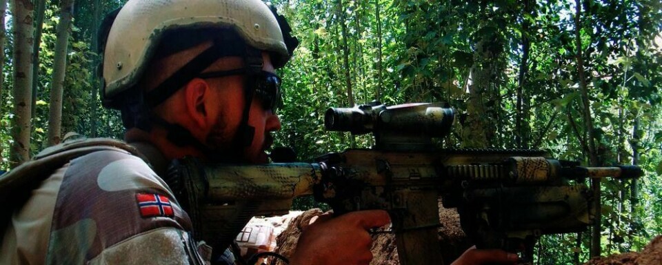 KAMP:  Soldater fra Telemark bataljon havner ofte i kamp i Afghanistan. Noen av soldatene mener det er bedre å krige enn å ha sex.