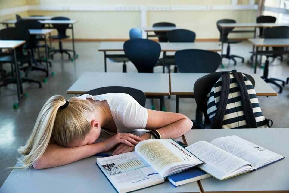 BORTE: Mange elever sliter på skolen og er mye borte. På ungdomsskolen er det mange som har mye fravær.