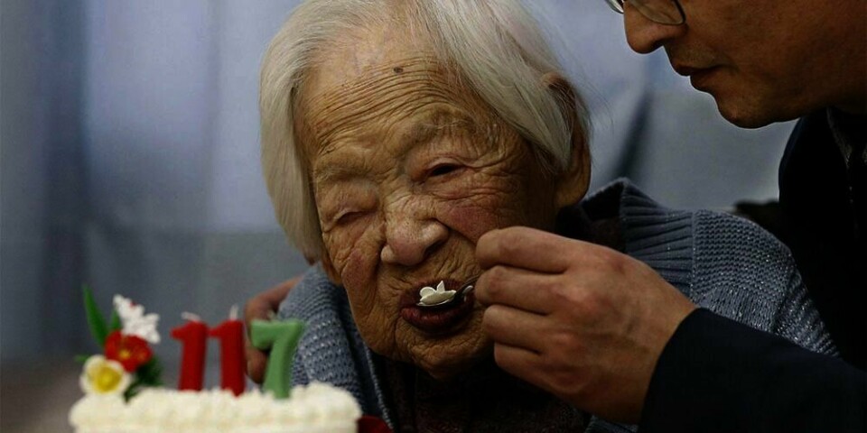 GAMMEL: Misao Okawa ble 117 år gammel. Onsdag døde hun på et sykehjem i Japan.