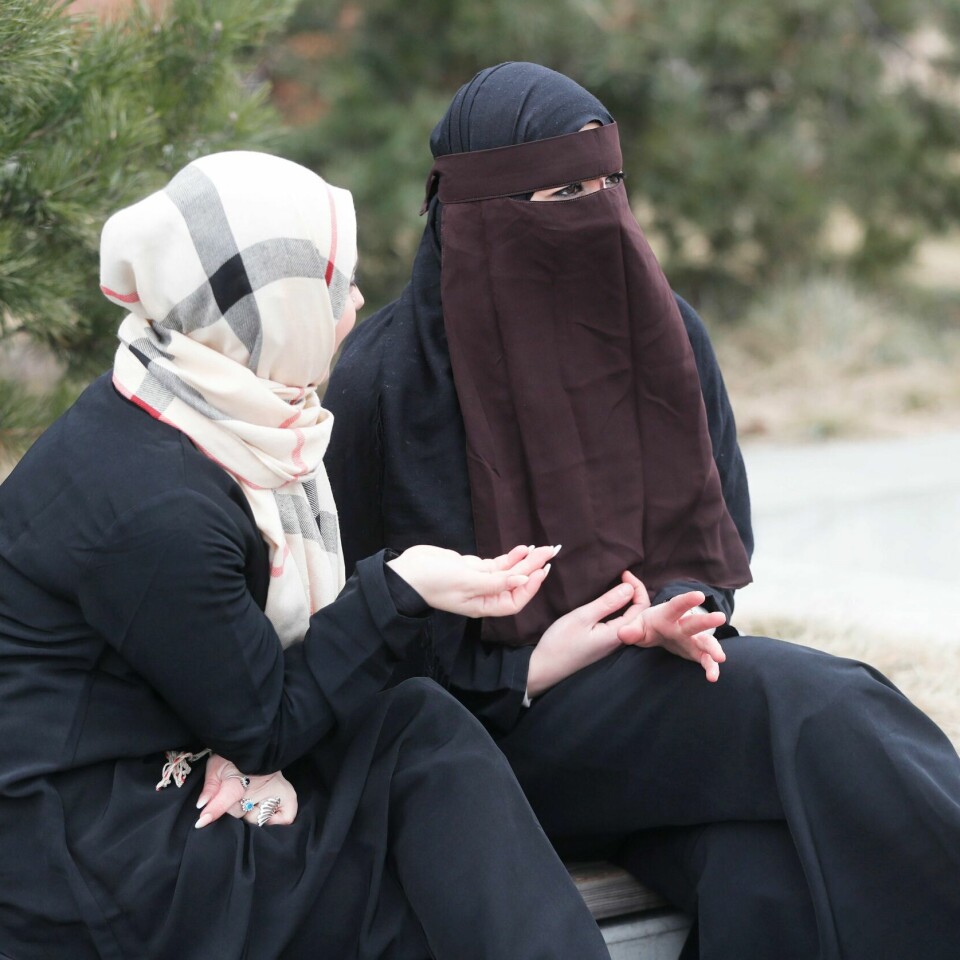 FORBUDT: Nederland har forbudt heldekkende plagg som burka og nikab. Bildet er fra Oslo.