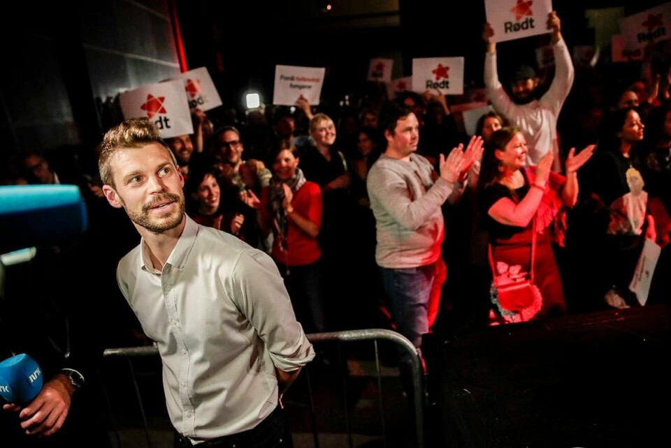 STØRRE: Bjørnar Moxnes og Rødt har grunn til å smile. Partiet får mer støtte i en ny menings-måling.