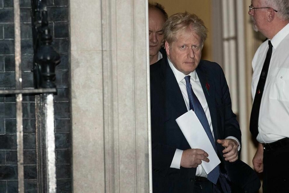 UTSETTES: Brexit utsettes trolig til 31. januar neste år. Storbritannias statsminister Boris Johnson (bildet) måtte til ja til EUs tilbus om utsettelse.