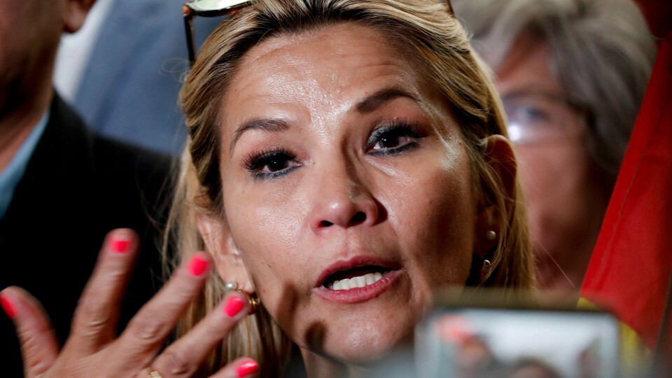 NY: Jeanine Añez kan bli ny president i Bolivia. Men bare midlertidig.