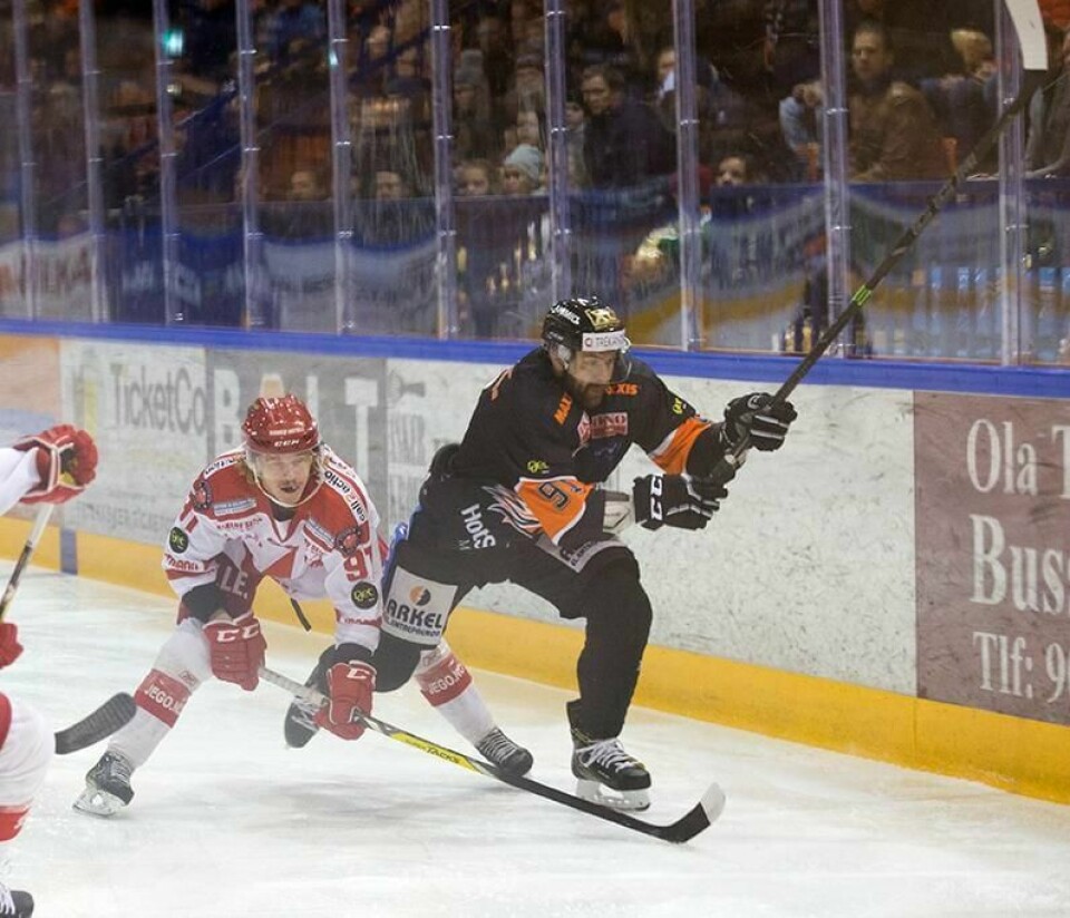 UTESTENGT: Spartas Marcus Bryhnisveen er utestengt i fire år. Han hadde doping i kroppen under en kamp.