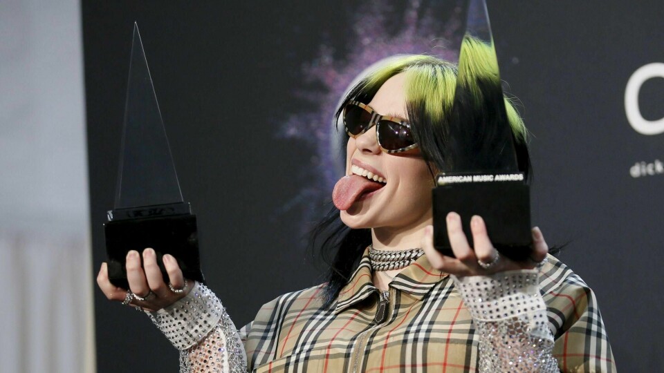 POPULÆR: Billie Eilish har mange listetopper.