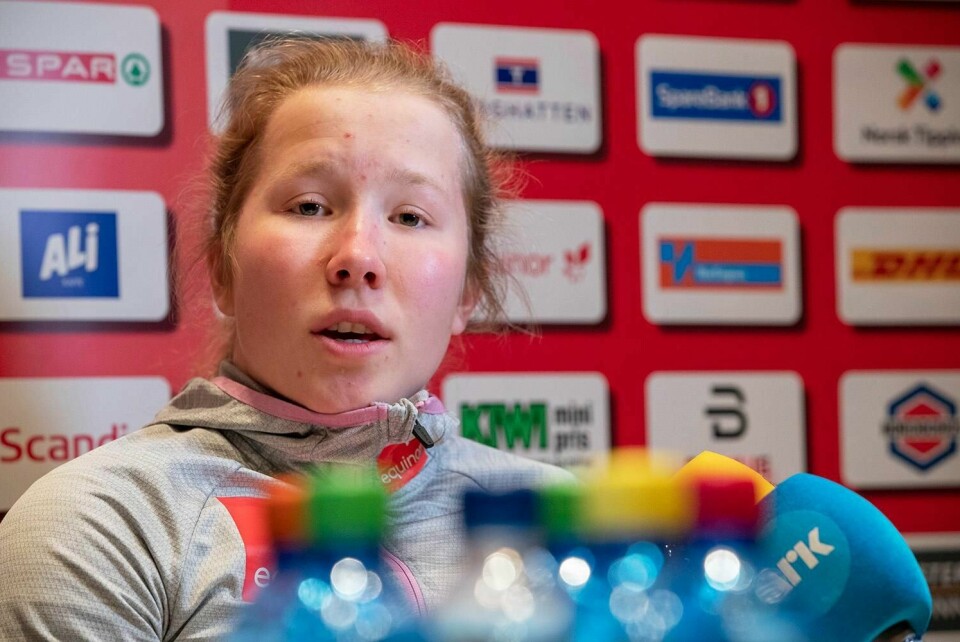 KLAR: Helene Marie Fossesholm går sitt første renn i verdenscupen i langrenn. 18-åringen drømmer om å stå på pallen.